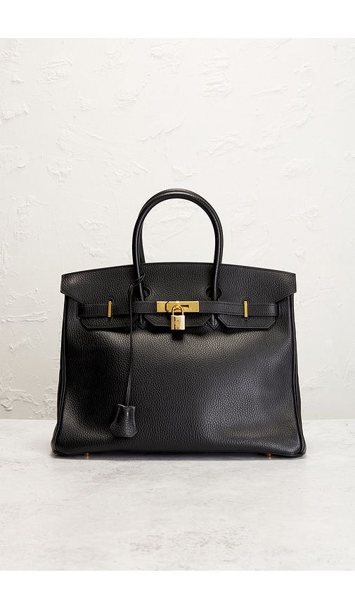 Hermes Ardennes Birkin 35 Handbag in Black - FWRD Renew - Modalova