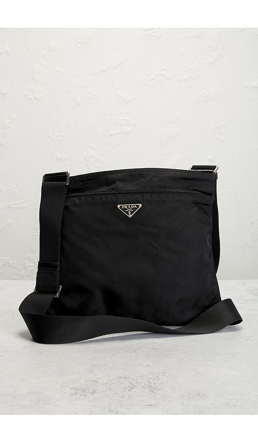Prada Tessuto Flat Messenger Bag in - FWRD Renew - Modalova