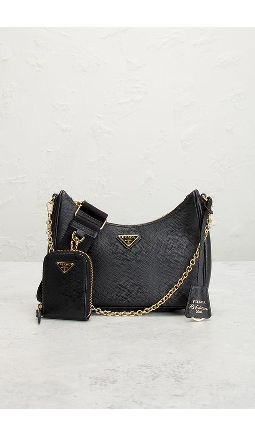Prada Saffiano Re-Edition 2005 Shoulder Bag in - FWRD Renew - Modalova