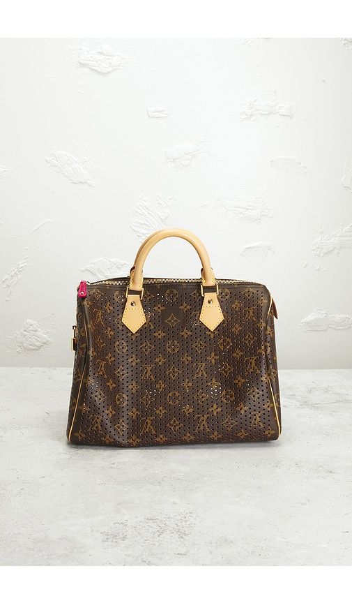 Louis Vuitton Monogram Perforated Speedy 30 Handbag in - FWRD Renew - Modalova