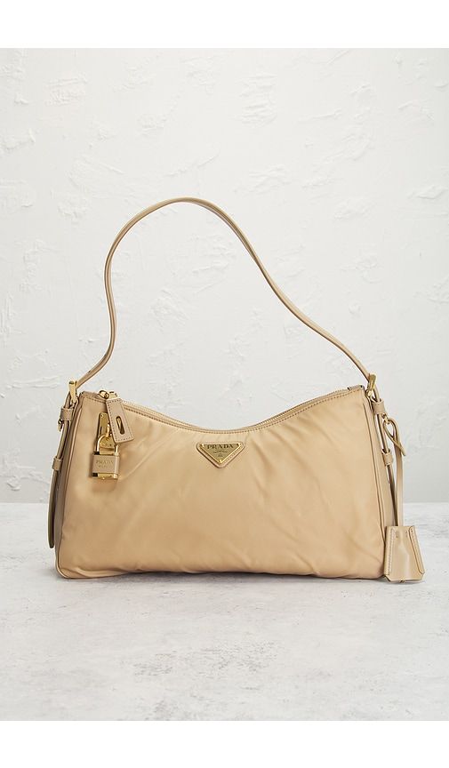 Prada Aimee Shoulder Bag in Beige - FWRD Renew - Modalova