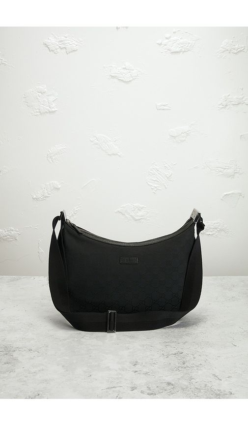 Gucci Half Moon Hobo Bag in Brown - FWRD Renew - Modalova