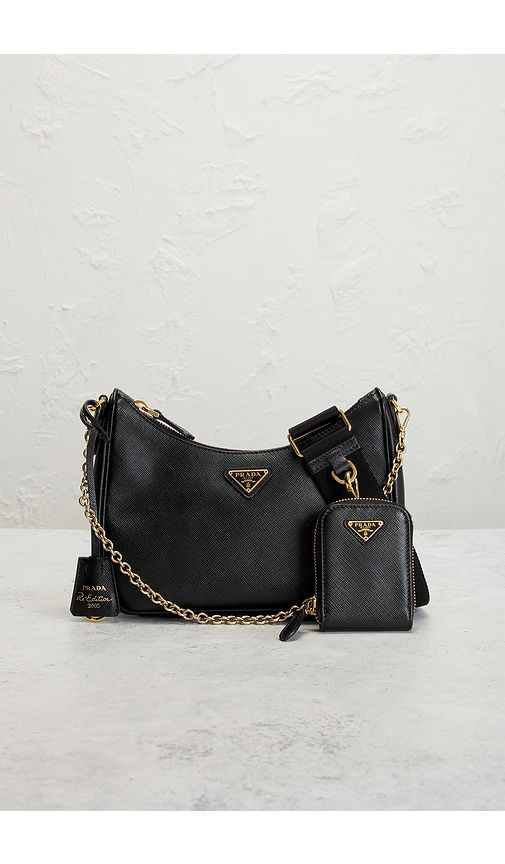 Prada Saffiano Re-Edition 2005 Shoulder Bag in - FWRD Renew - Modalova