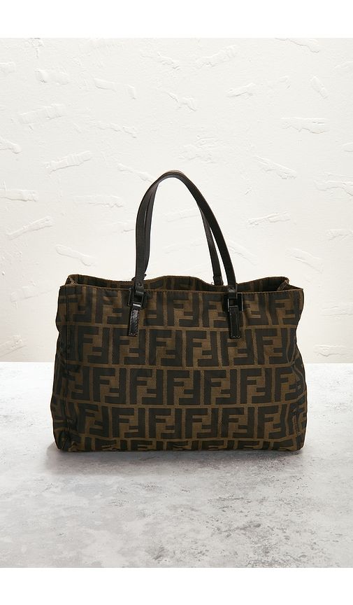 Fendi Zucca Mini Tote Bag in - FWRD Renew - Modalova