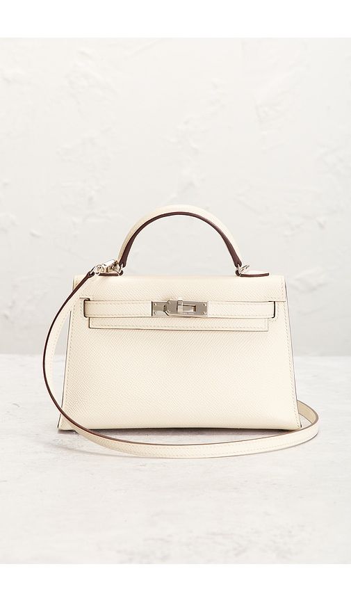 Hermes Epsom Kelly 20 Handbag in Cream - FWRD Renew - Modalova