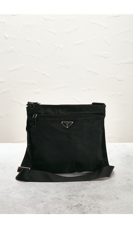 Prada Tessuto Flat Messenger Bag in - FWRD Renew - Modalova