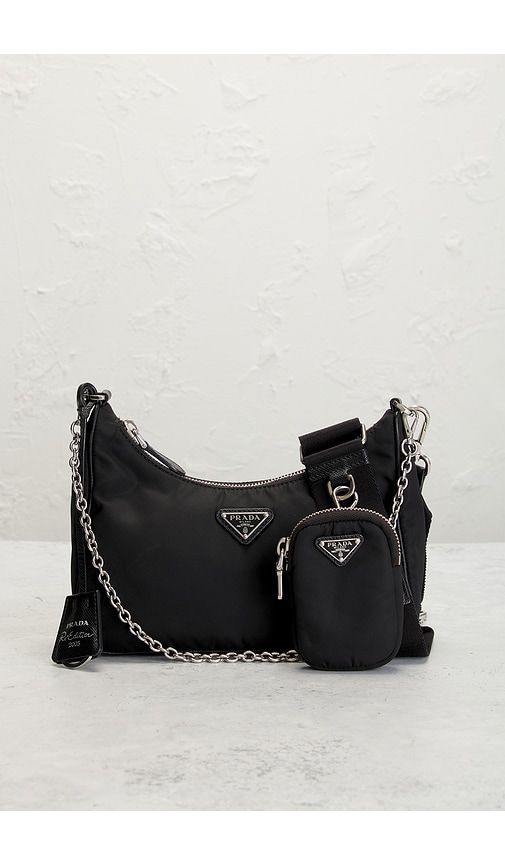 Prada Re-Edition 2005 Re-Nylon Shoulder Bag in - FWRD Renew - Modalova