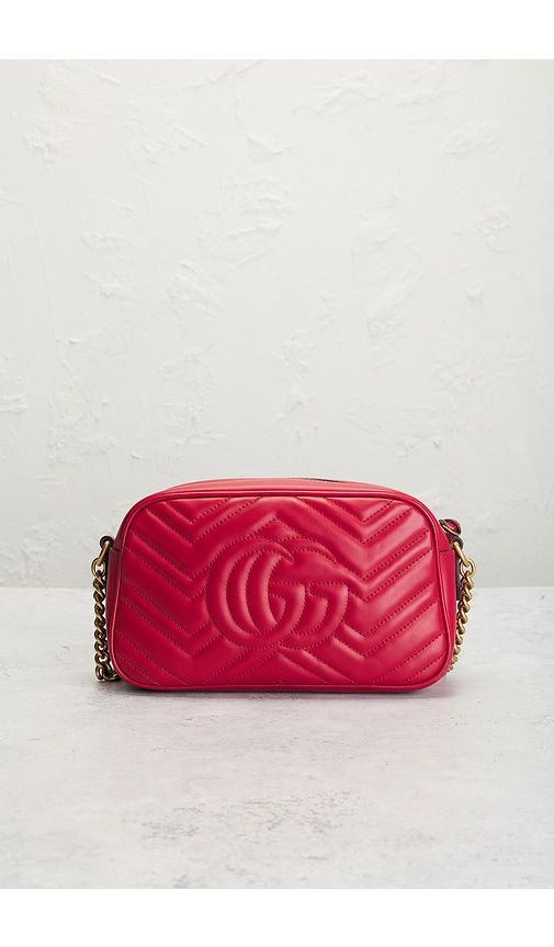 Gucci Mini GG Marmont Shoulder Bag in - FWRD Renew - Modalova