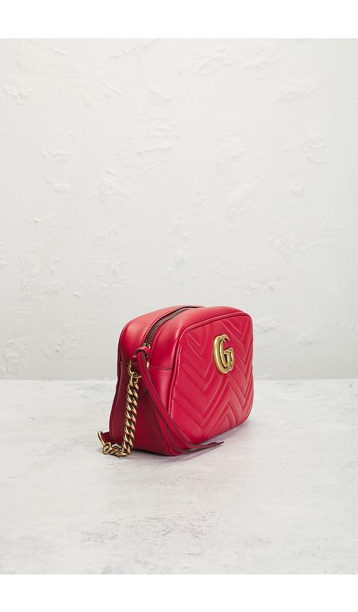 Gucci Mini GG Marmont Shoulder Bag in - FWRD Renew - Modalova
