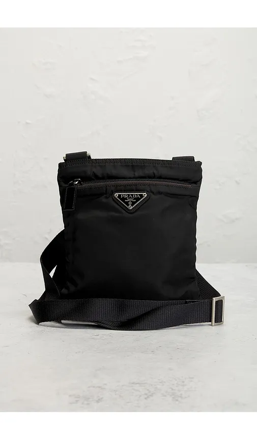 Prada Tessuto Flat Messenger Bag in - FWRD Renew - Modalova