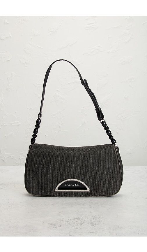 Dior Denim Maris Pearl Shoulder Bag in - FWRD Renew - Modalova