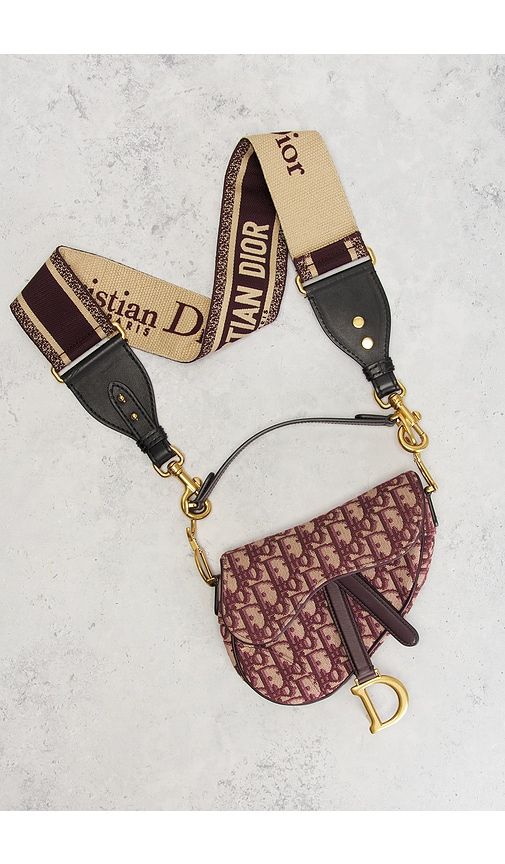 Dior Oblique Mini Saddle Bag in - FWRD Renew - Modalova
