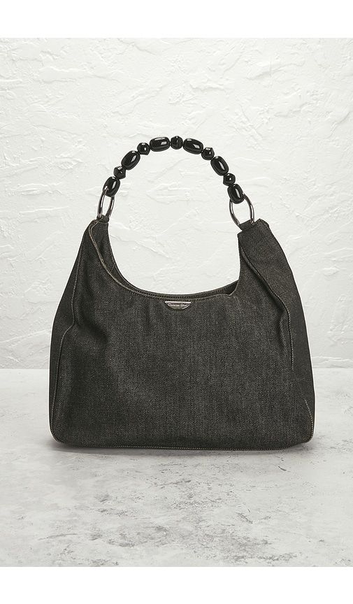 Dior Denim Maris Pearl Shoulder Bag in - FWRD Renew - Modalova
