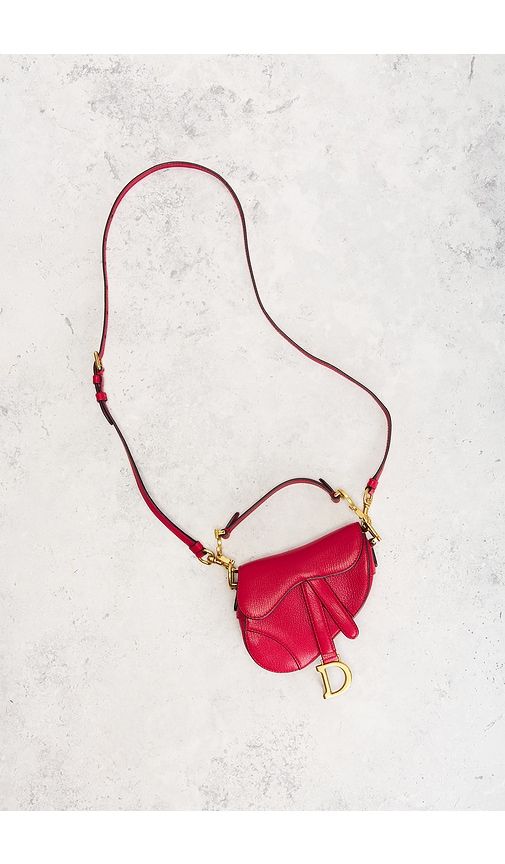 Dior Micro Saddle Bag in - FWRD Renew - Modalova