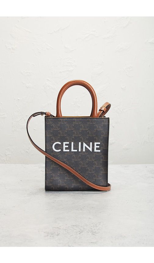 Celine Vertical Cabas Mini Tote Bag in - FWRD Renew - Modalova
