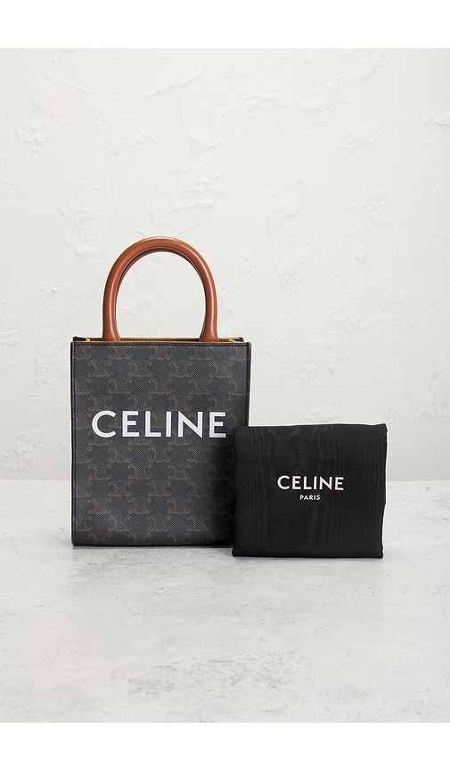 Celine Vertical Cabas Mini Tote Bag in - FWRD Renew - Modalova
