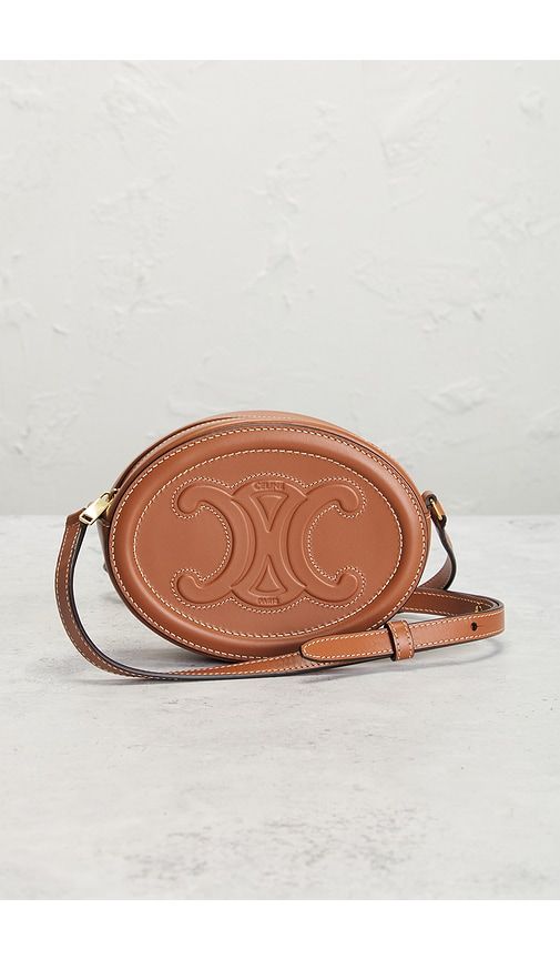 Celine Triomphe Small Oval Crossbody Bag in - FWRD Renew - Modalova