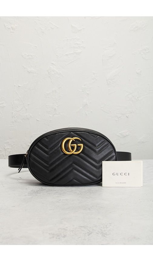 Gucci GG Marmont Belt Bag in - FWRD Renew - Modalova