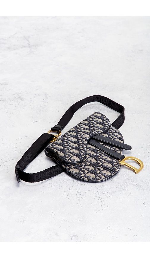 Dior Trotter Oblique Saddle Belt Bag in - FWRD Renew - Modalova