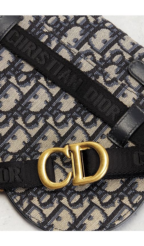 Dior Trotter Oblique Saddle Belt Bag in - FWRD Renew - Modalova