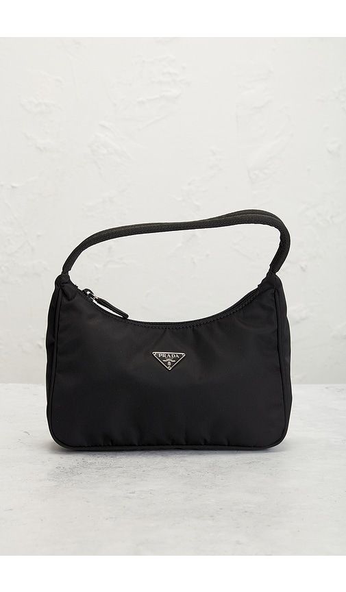 Prada Tessuto Mini Sport Hobo Bag in - FWRD Renew - Modalova