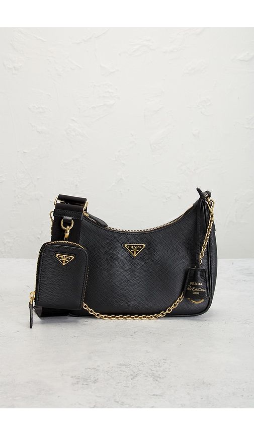 Prada Saffiano Re-Edition 2005 Shoulder Bag in - FWRD Renew - Modalova