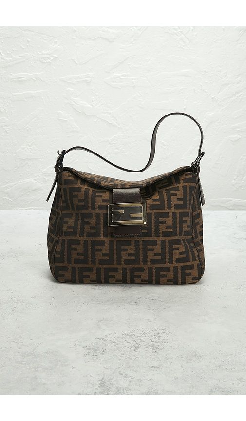 Fendi Zucca Shoulder Bag in Brown - FWRD Renew - Modalova