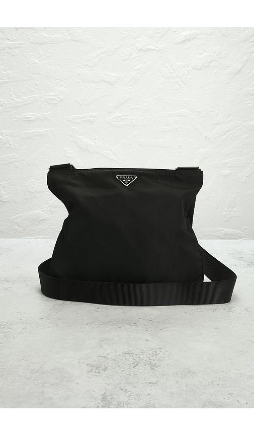 Prada Tessuto Flat Messenger Bag in - FWRD Renew - Modalova