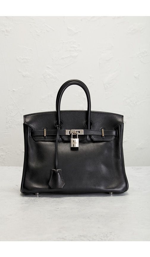 Hermes Evergrain Birkin 25 Handbag in Black - FWRD Renew - Modalova