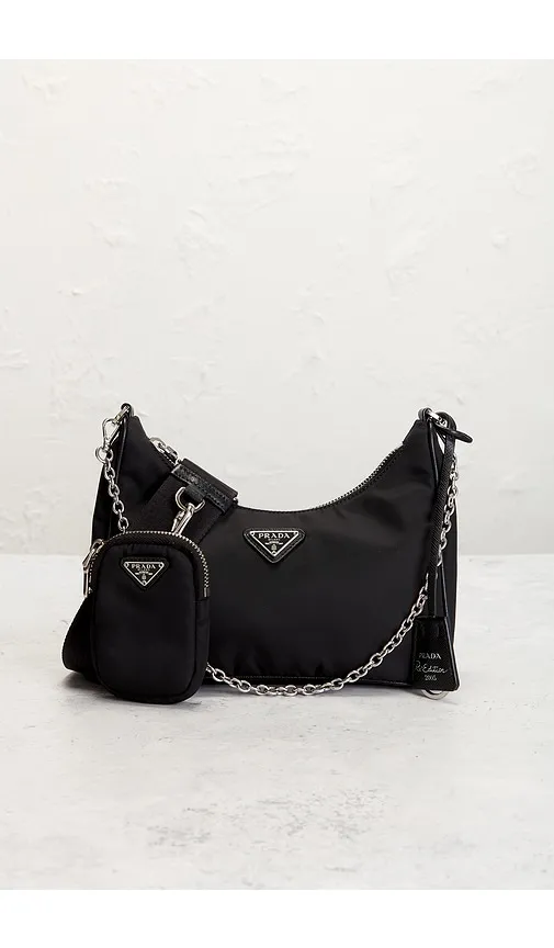 Prada Re-Edition 2005 Re-Nylon Shoulder Bag in - FWRD Renew - Modalova