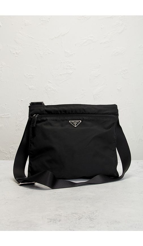 Prada Tessuto Flat Messenger Bag in - FWRD Renew - Modalova