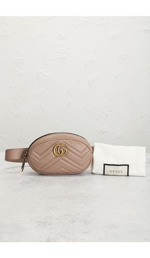 Gucci GG Marmont Belt Bag in - FWRD Renew - Modalova