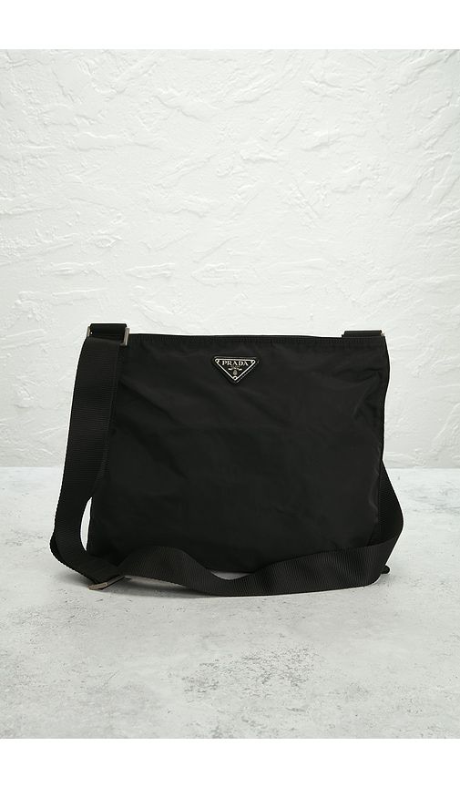 Prada Tessuto Flat Messenger Bag in - FWRD Renew - Modalova