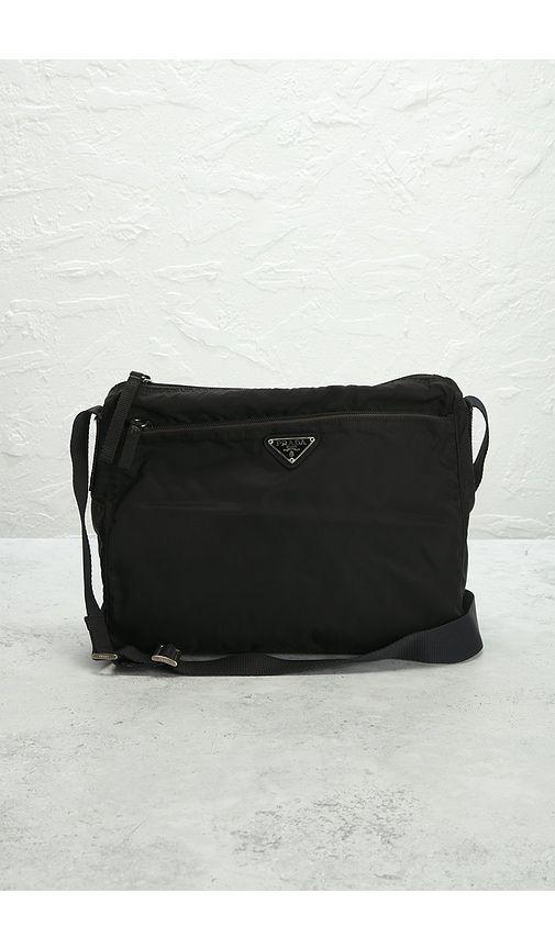 Prada Tessuto Flat Messenger Bag in - FWRD Renew - Modalova