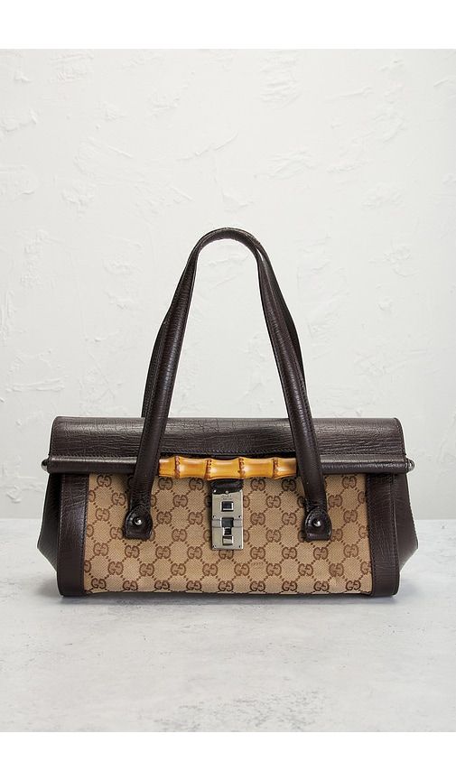 Gucci Bamboo Bullet Handbag in - FWRD Renew - Modalova