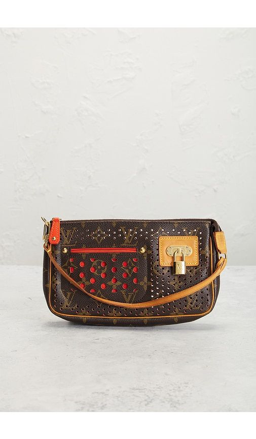 Louis Vuitton Monogram Perforated Pochette Accessories Shoulder Bag in - FWRD Renew - Modalova