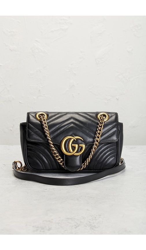 Gucci Mini GG Marmont Shoulder Bag in - FWRD Renew - Modalova