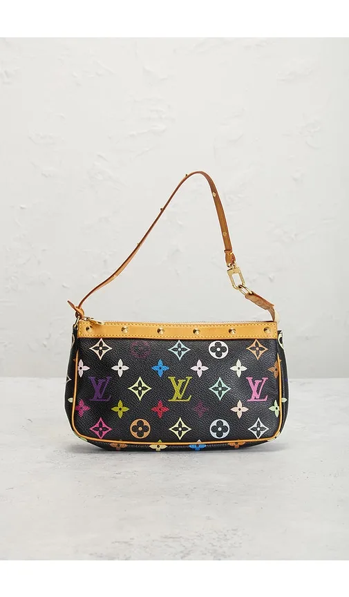 Louis Vuitton Monogram Pochette Accessoires Shoulder Bag in Black - FWRD Renew - Modalova