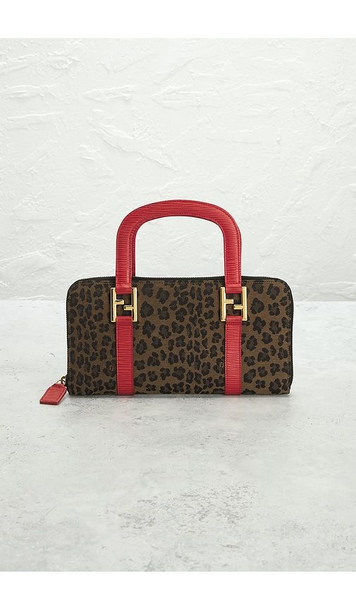 Fendi Cheetah Handbag in - FWRD Renew - Modalova
