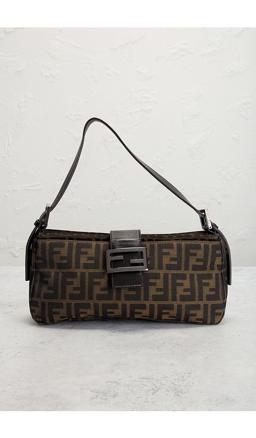 Fendi Zucca Pochette Shoulder Bag in - FWRD Renew - Modalova