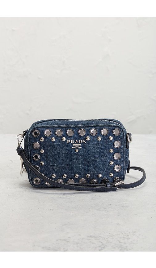 Prada Denim Bijoux Camera Bag in - FWRD Renew - Modalova