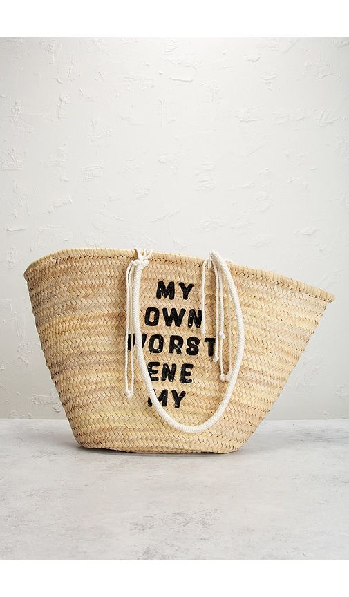 Celine X David Kramer Raffia Panier Tote Bag in - FWRD Renew - Modalova