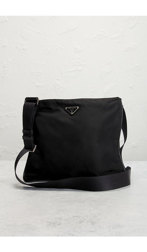 Prada Tessuto Flat Messenger Bag in - FWRD Renew - Modalova