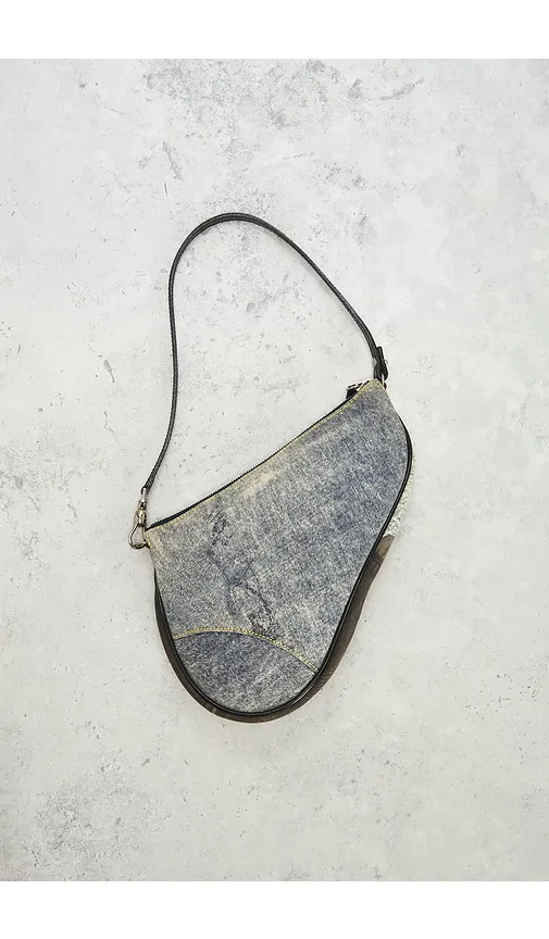 Dior Diorella Speedway Pochette Saddle Bag in - FWRD Renew - Modalova