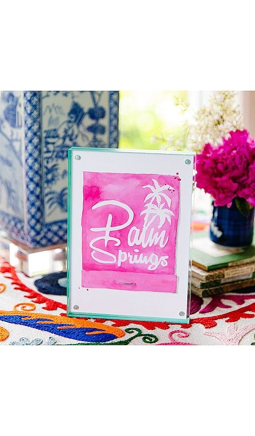 X7 Palm Springs Print in Pink - Furbish Studio - Modalova
