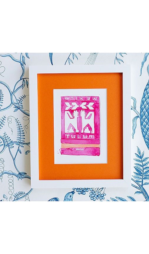X7 Tulum Print in Pink - Furbish Studio - Modalova