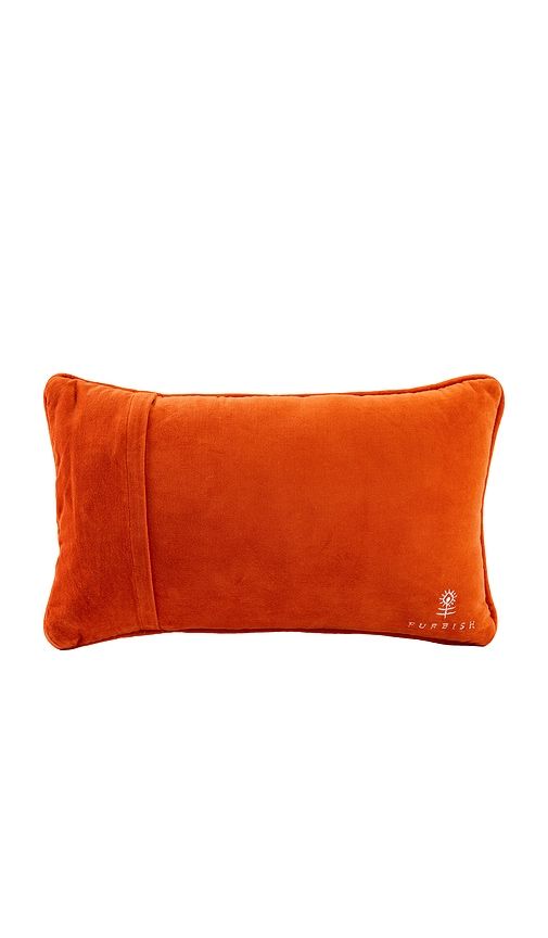 Haunt It Needlepoint Pillow in Orange - Furbish Studio - Modalova