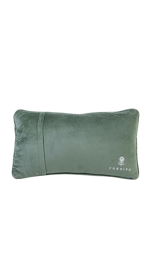 Merry Tipsy Needlepoint Pillow in ,Green - Furbish Studio - Modalova