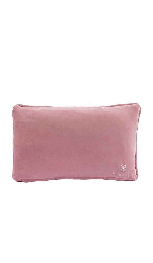 Mirror Mirror Needlepoint Pillow in Pink - Furbish Studio - Modalova