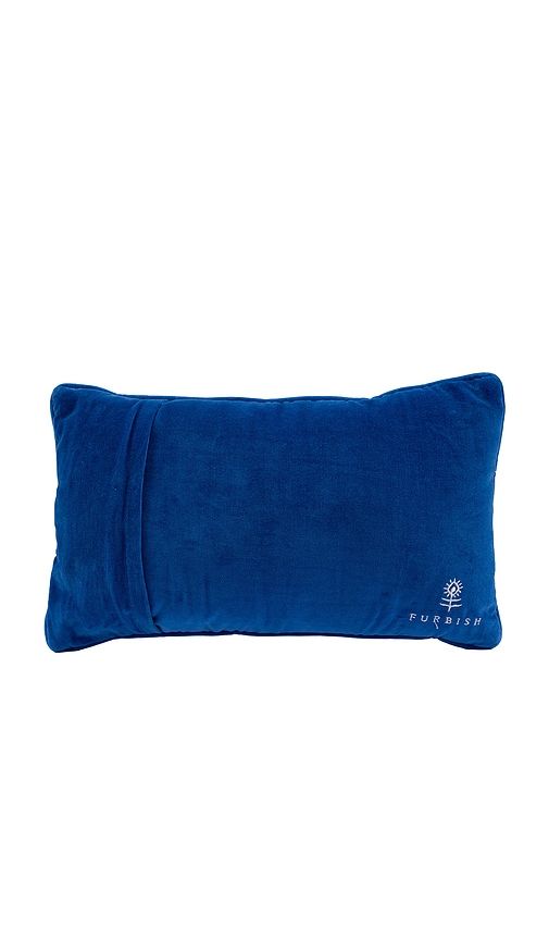 Docking The Boat Needlepoint Pillow in Blue - Furbish Studio - Modalova